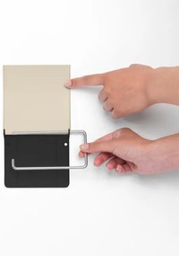 Suport hartie igienica Brabantia ReNew 1006265, Rezistent la coroziune, Bej