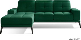 Colțar lemn masiv Fix Bellaire 265x175cm Personalizabil - Kronos 19, Cu Taburet