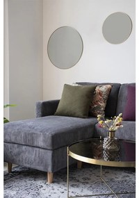 Oglindă Jersey din oțel, efect de cupru, ø60 cm