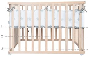 Țarc pentru copii în culoare naturală 100x100 cm – Roba