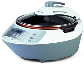 Multicooker Ariete TWIST 2945/00, 1900W, 5 L, 30 programe, 35-180°C, Acoperire antiaderenta, LCD, Alb
