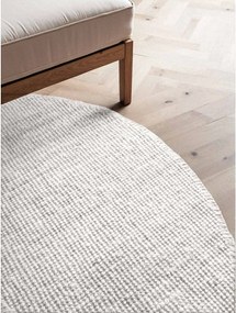 Covor gri deschis reversibil/țesut manual rotund din iută ø 160 cm Bouclé Jaipur – Hanse Home