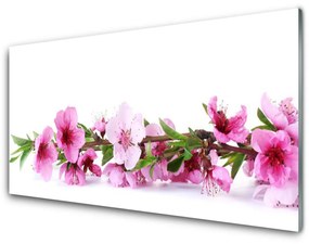 Tablouri acrilice Flori Floral Roz Verde