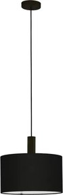 Eglo 33354 - Pendul AMANI pe cablu 1xE27/60W/230V Ø 38 cm negru
