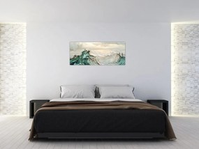 Tablou - Abstracție Marină 3D (120x50 cm)
