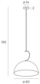 Lustra, Pendul design modern TWENTY 40cm