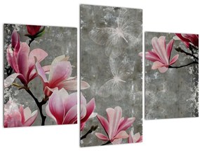 Tablou cu flori (90x60 cm)