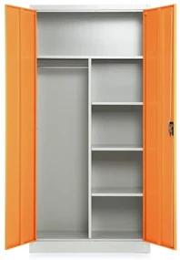 Dulap metalic, 90 x 45 x 185 cm, inchidere cilindrica, portocaliu - ral 2004