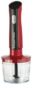 Blender 3 în 1 Russel Hobbs Desire 27140-56, 500W, 600+500 ml, 2 viteze + puls, Otel inoxidabil, Fara BPA, Rosu