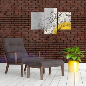 Tablou - pictură abstractă de plajă N⁰3 (90x60 cm)