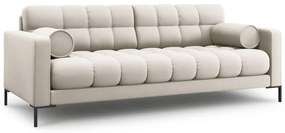 Canapea Bali 4 locuri stofa/picioare negre L217 cm