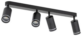 Spot JET 4xGU10/10W/230V negru
