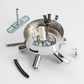 Brilagi - Lustră LED cu cristale GLAMOUR, 5x G9, 42W, 230V