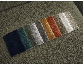 Fotoliu verde cu tapițerie din țesătură bouclé Tina – Bobochic Paris