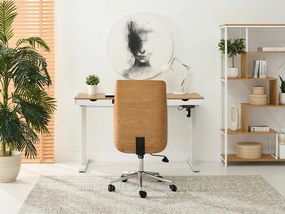 Scaun Aukley (crem + crom). Promo -13%. 1110485