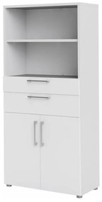 Bibliotecă modulară albă 89x189 cm Prima – Tvilum