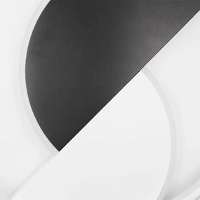 Plafonieră LED dimabilă LED/70W/230V 3000-6500K alb/negru + telecomandă