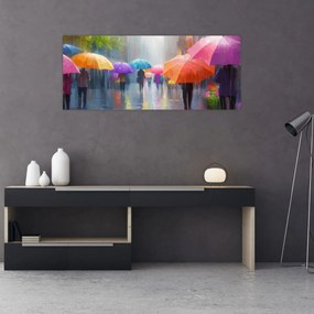 Tablou - Zi ploioasă (120x50 cm)
