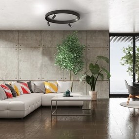 Spot LED pentru sistem de șină MAGNETIC TRACK LED/7W/48V 3000K negru