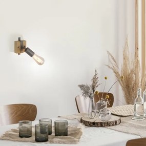 Leuchten Direkt 13471-79 - Aplică perete spot SLAT 1xE27/40W/230V