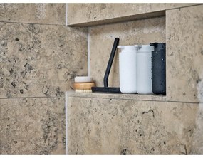 Dozator de săpun lichid negru de perete din gresie ceramică 450 ml Ume – Zone