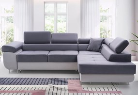 Supermobel Coltar extensibil ASTON, 273x70/85x203, sioux 1115/lux 32, colt pe dreapta