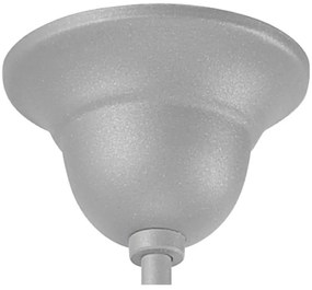 Lustră pe lanț RETRO II 3xE27/60W/230V argintiu