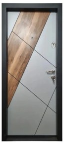 Usa metalica de apartament cu izolatie si vizor Novo Doors First Class NDFC23, Deschidere Stanga Dreapta, Dimensiune 200X88 cm, Tabla 12 mm, Kit