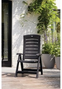 Scaun de grădină gri închis din plastic Aruba – Keter