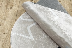 BAMBINO 48130 rotund covor lavabil Stele pentru copii anti-alunecare - bej / gri
