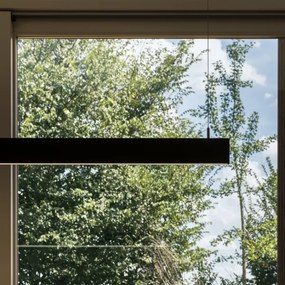 Ideal Lux - Lustră LED suspendată LINUS, 32W, 230V, 3000K, CRI 90, 120 cm, negru