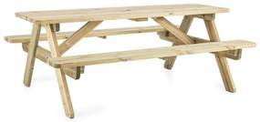 Picknicker 180, masă de picnic, mobilier de grădină, 32mm, lemn de pin, 45 kg