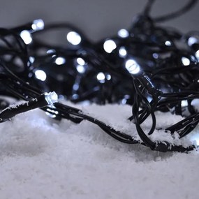 Brilagi - Ghirlandă LED pentru exterior, 300 LED, 8 moduri, 35 m, IP44, alb rece