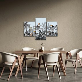 Tablou - Animale în pădurea tropicală (90x60 cm)