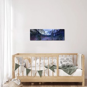 Tablou - Yosemite, USA (cu ceas) (90x30 cm)