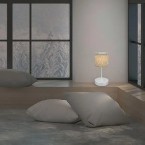 Lampă LED reîncărcabilă dimabilă de masă Brilo LOLE LED/3W/5V IP44 argintiu