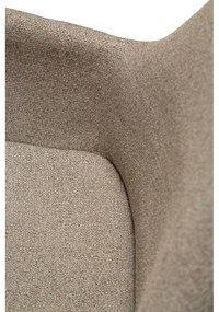 Fotoliu bej cu tapițerie din țesătură bouclé Zimmer – DAN-FORM Denmark