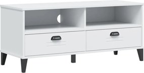 vidaXL Dulap TV „VIKEN”, alb, lemn prelucrat
