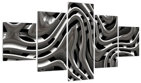 Tablou abstract cu cascade (125x70 cm), în 40 de alte dimensiuni noi