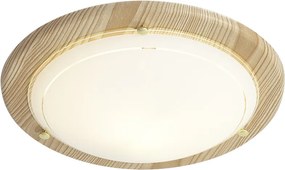 Plafonieră clasică naturală cu sticlă albă - Mesiac