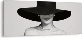 Tablou - Femeia cu pălărie (120x50 cm)
