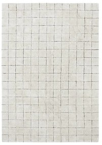 Covor crem lavabil/țesut manual din bumbac 120x160 cm Mosaic – Lorena Canals