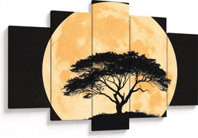 Tablou – Arbore în lună plină aurie II. (150x105 cm)