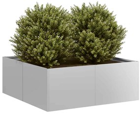 vidaXL Jardinieră 80x80x30 cm oțel galvanizat