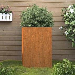 vidaXL Jardinieră, 42x38x75 cm, oțel corten