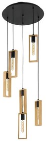 Eglo 44054 - Lustră suspendată pe cablu LITTLETON 6xE27/60W/230V