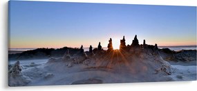 Tablou cu scenerie de nisip (120x50 cm)