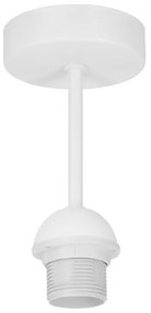 Lustră aplicată BORHO 1xE27/60W/230V albă/jută