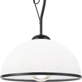 Lustră pe tijă RETRO 1xE27/60W/230V negru/alb