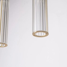 Lustra cu 4 pendule design modern ARIA alama periata